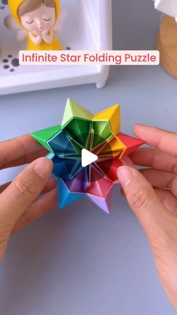 Paper Folding Crafts, Origami For Beginners, Origami Patterns, Cool Paper Crafts, Paper Flower Crafts, Paper Games, Paper Flower Tutorial, Paper Crafts Origami, Origami Tutorial