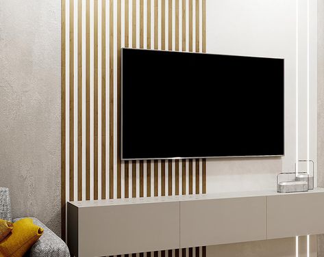 Wall Slats, Room Wall Tiles, Wooden Wall Design, Wood Slat Wall, Wooden Wall Panels, Oak Panels, Tv Wall Design, Decorative Wall Panels, Wood Panel Walls