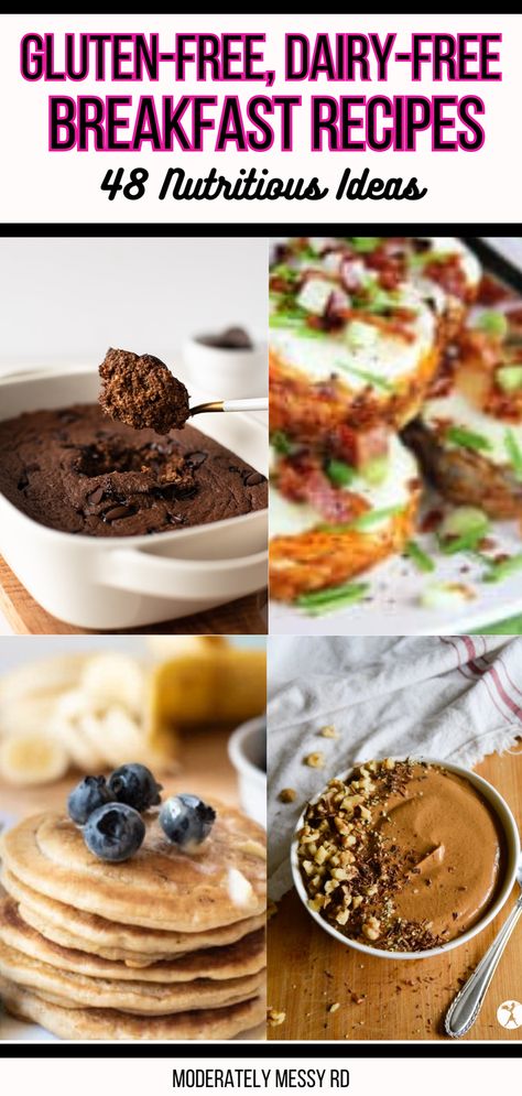 48 gluten-free, dairy-free breakfast recipes to add some variety to the most important meal of the day! From easy egg dishes, to various pancake and waffle recipes to more unique options– this list will give you some new ideas and inspiration that fit within your life and for your preferences. Meat Free Protein, Easy Egg Dishes, Breakfast Ideas Without Eggs, Gluten Free Dairy Free Breakfast, Smoked Salmon Breakfast, Pancake And Waffle, Dairy Free Breakfast Recipes, Sweet Potato Smoothie, Chocolate Peanut Butter Smoothie