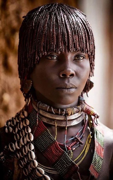 A beautiful woman from the Hamer tribe. Southwest Ethiopia, Africa. Hamer Tribe, Ethiopian Art, Ethiopian Women, African People, Face Photography, River Valley, African Men, African Culture, They Live