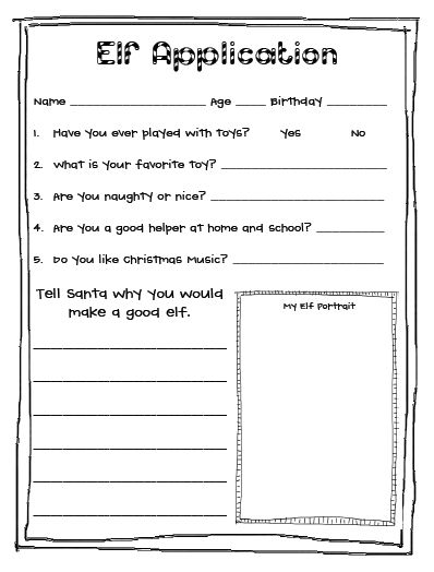 Elf Application, Christmas Literacy, Holiday Writing, Teaching Holidays, Classroom Christmas, Christmas Writing, Christmas Teaching, 1st Grade Writing, Elf Activities