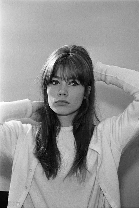 60s Bangs, Francoise Hardy Style, French Girl Hair, 60s Girl, 60s Hair, Bridget Bardot, January Jones, Francoise Hardy, Jane Birkin