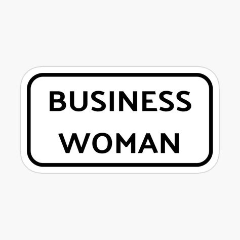 Business Woman Stickers, I Am A Business Woman, Donna Suits, Senior Class Shirts, Woman Sticker, Sticker Business, Youtube Videos Music Songs, Vinyl Stickers Laptop, Women Poster