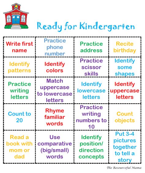 Free printable bingo card to help get your preschooler ready for kindergarten Kindergarten Bingo, Preparing For Kindergarten, For Kindergarten, Preschool Assessment, Ready For Kindergarten, Preschool Prep, Kindergarten Prep, Alphabet Kindergarten, Kindergarten Readiness