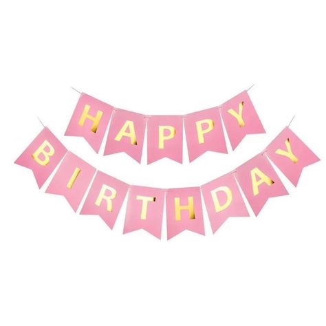 Happy birthday garland party decoration – Fashion for Your Kids Paper Flags, First Birthday Balloons, Birthday Garland, Happy Birthday Frame, Personalized Balloons, Baby Shower Decoration, Bday Cards, Birthday Frames, Gold Text