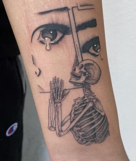 Grunge Y2k Tattoo, Ruby Da Cherry Skeleton Tattoo, Tattoo For Addicts, Either Hated Or Ignored Tattoo, $ui̇ci̇deboys Tattoo, Hurt Tatoos Ideas, Horror Tattoos Traditional, Funky Tattoos For Women, G*59 Tattoo