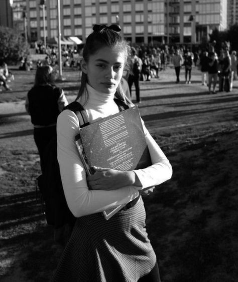 Old Money, A Book, A Woman, University, Walking, Money, Building