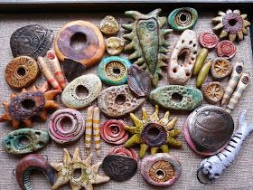 Love My Art Jewelry: Naked Beads Ceramic Bead Jewelry, Assemblage Art Dolls, Fimo Beads, Dremel Carving, How To Make Clay, Pottery Handbuilding, Clay Baby, Have A Great Weekend, Diy Pottery