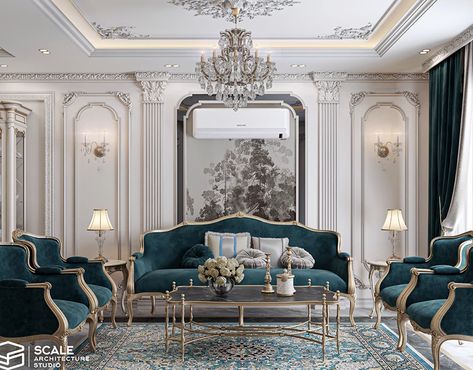 𝐂𝐥𝐚𝐬𝐬𝐢𝐜 𝐑𝐞𝐜𝐞𝐩𝐭𝐢𝐨𝐧 𝐃𝐞𝐬𝐢𝐠𝐧 :: Behance Classic Reception Interior, Classic Reception Design, Decorating Small Kitchen, Classic Design Living Room, Classicism Interior, Best Sofa Designs, Classic Interior Design Living Room, Cute Rooms, Modern Living Room Colors