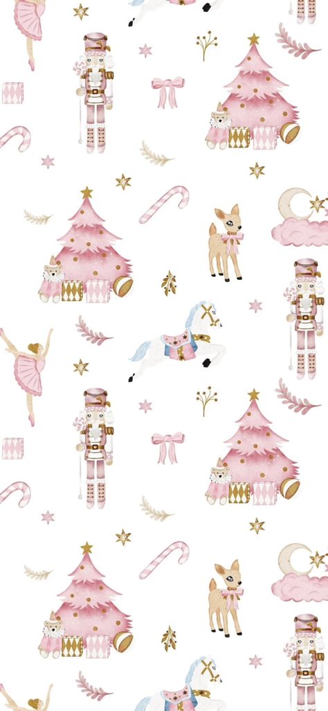 Pretty Pink Christmas Wallpaper, Cute Apple Watch Wallpaper Christmas, Simple Pink Christmas Wallpaper, Cutesy Christmas Wallpaper, Pink Girly Christmas Aesthetic, Cute Vintage Christmas Wallpaper, Pink Snowflakes Wallpaper, Cute Pink Winter Wallpaper, Christmas Backgrounds Aesthetic Ipad