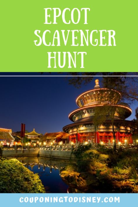 Epcot Scavenger Hunt | Hunt Around The World Epcot Bachelorette Scavenger Hunt, Epcot Scavenger Hunt For Adults, Epcot Scavenger Hunt, Food Scavenger Hunt, Epcot Planning, Epcot Drinking Around The World, Real Life Disney Characters, Disney Cruise Vacation, Disney Challenge