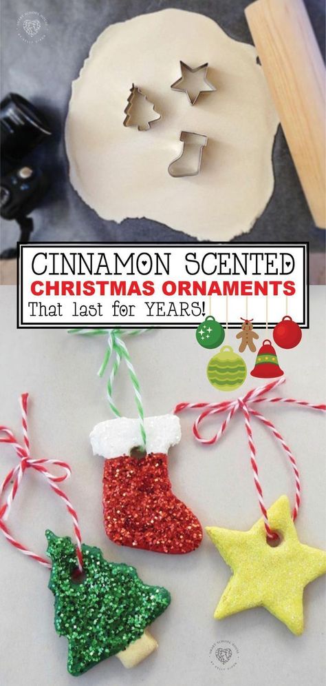 New Christmas Ornaments, Scented Ornaments, Homemade Christmas Ornaments, Unique Decorations, Christmas Crafts For Kids To Make, Kids Christmas Ornaments, Fun Christmas Crafts, Christmas Ornaments Homemade, Crafts For Kids To Make