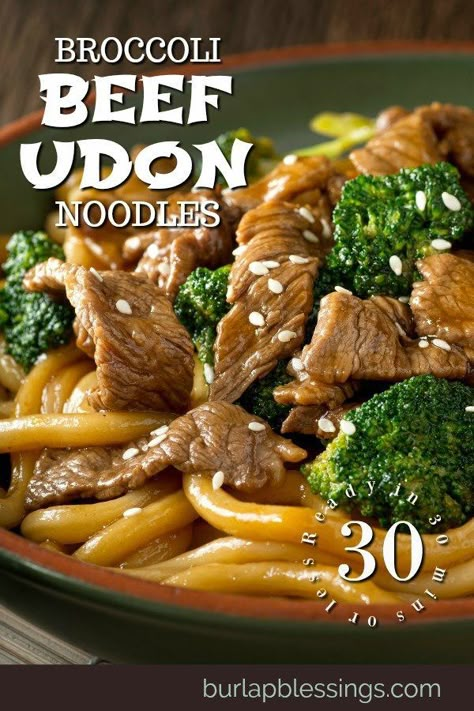 Beef Udon Noodles, Vegetarian Udon Noodles, Vegan Udon, Beef Udon, Udon Noodles Recipe, Fried Udon, Udon Noodle, Asian Noodle Recipes, Fried Beef