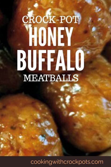 Honey Buffalo Meatballs, Pork Chop Stroganoff, Frozen Meatballs Crockpot, Appetizer For A Crowd, Buffalo Meatballs, Recipes Main Dishes, Dipping Sauces For Chicken, Honey Glazed Carrots, Crock Pots