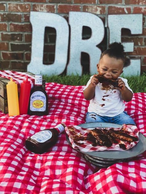 Forget the cake, give the baby what he/she wants! Bbq Birthday Party, Boys First Birthday Party Ideas, 1st Birthday Pictures, Birthday Bbq, 1st Birthday Photoshoot, First Birthday Pictures, Milestone Pictures, First Birthday Photos, Boy Pictures