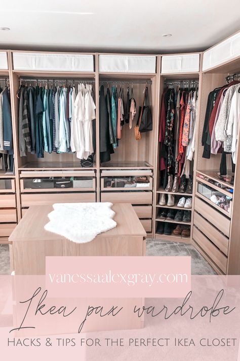 All you need to know before buying or installing the Ikea pax system wardrobe. Walk In Closet Ikea, Ikea Pax System, Walk In Wardrobe Design, Pax Closet, Ikea Pax Closet, Pax System, Ikea Wardrobe, Dressing Room Closet, Ikea Pax Wardrobe