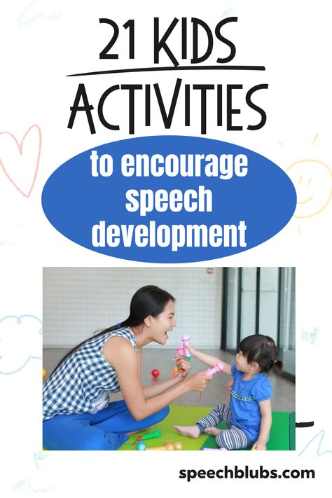 By the age of one, your baby will develop both nonverbal and verbal language skills to communicate. To help your baby develop essential language milestones, here are 21 kids’ speech activities to foster listening skills and speech development for your baby! The best way to develop language skills by year one is through imagination and play. Speech Development Activities, Communication And Language Activities, Language Milestones, Activities For One Year Olds, Language Development Activities, Speech Games, Communication Development, Speech And Language Therapy, Learning Reading