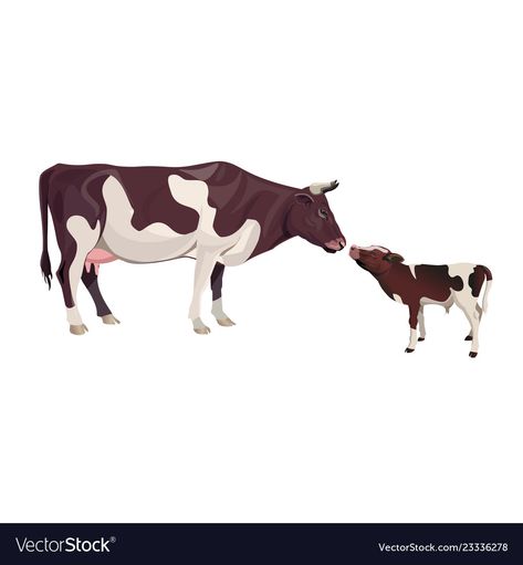 Mother With Baby, Farm Clipart, Cow Drawing, Preschool Activities Toddler, Baby Logo, Baby Drawing, Cow Calf, Big Picture, Transparent Png