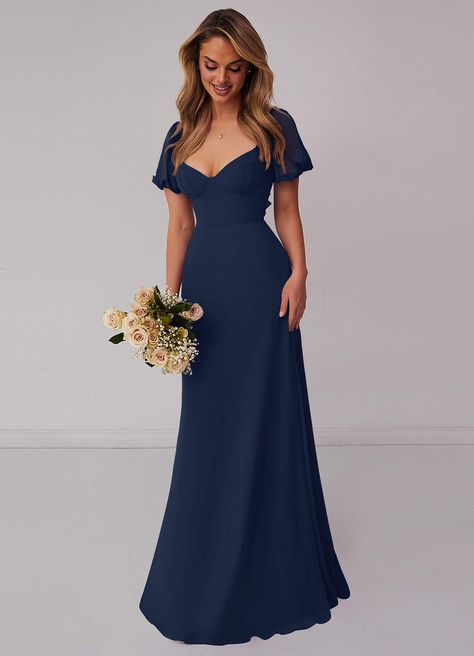 Barbie™ ❤ AZAZIE 1003 Try-on Dress Sample Dress Dark Navy Bridesmaid Dresses | Azazie Dark Navy Bridesmaid Dress, Navy Bridesmaid Dress, Dark Navy Bridesmaid Dresses, Dresses Church, Pink Bridesmaid Dress, Navy Bridesmaid Dresses, Dark Navy, Try On, Bridesmaid Dress