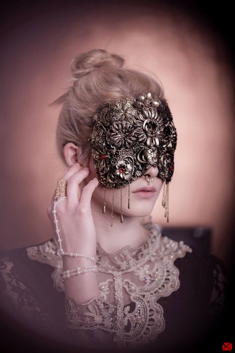 Blind Mask Blind Mask Aesthetic, Blind Masquerade Mask, Blind Mask Fantasy Art, Mask Design Ideas, Blind Mask, Veil Mask, Vampire Masquerade, Mask Pictures, Superhero Masks