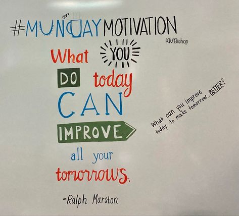 Email Starters, Monday Whiteboard Message, White Board Messages, White Board Quotes, Office Wellness Ideas, Whiteboard Inspiration, Prep Teacher, Huddle Board, Recognition Quotes