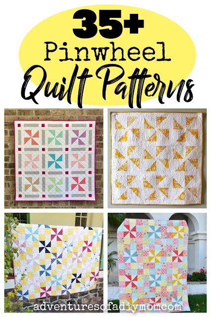 Find more than 35 pinwheel quilt patterns to make. Find free patterns and patterns to buy. Half Square Triangle Pinwheel Quilts, Pinwheel Quilting Designs, Pinwheel Garden Quilt Pattern Free, Pinwheel Pattern Quilt, Pinwheel Quilts With Sashing, Pinwheel Baby Quilt Pattern Free, Pinwheels Quilt Pattern, Pinwheel Garden Quilt Pattern, Free Pinwheel Quilt Pattern