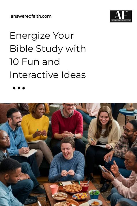 Group of people studying the Bible together, sharing food, and engaging in conversation. Interactive Bible Study, Fun Bible Study Ideas, Bible Study Apps, Bible Study Ideas, Best Study Bible, Bible Study Activities, Creative Writing Exercises, Prayer Meeting, Personal Bible Study