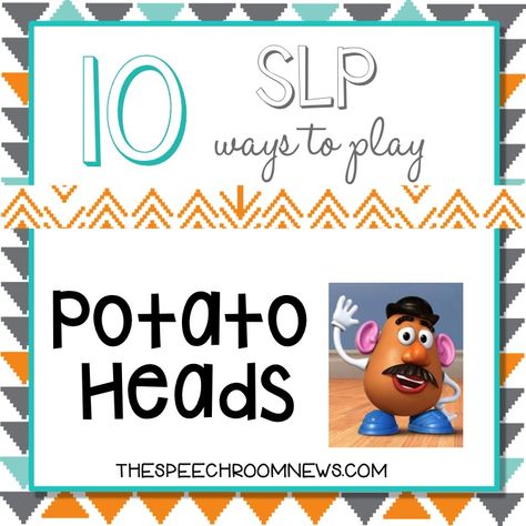 Potato Activities, Slp Classroom, Speech Games, Preschool Speech Therapy, Preschool Language, Language Therapy Activities, Speech Therapy Games, Speech Language Activities, Speech Pathologist