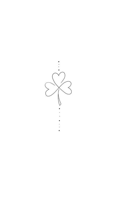 C And L Initial Tattoo, 3 Leaf Tattoo, Small Clover Tattoo Simple, May The Road Rise To Meet You Tattoo, Cute Irish Tattoos, Dainty Irish Tattoos For Women, Tiny Shamrock Tattoo, Small Shamrock Tattoos For Women, Simple Irish Tattoos