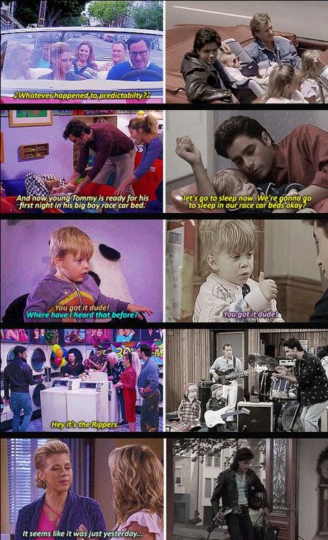 Full House & Fuller House Full House Tattoo Ideas, Full House Aesthetic, Full House Videos, Full House Memes, Fuller House Cast, Full House Funny, Full House Quotes, Dj Tanner, Uncle Jesse