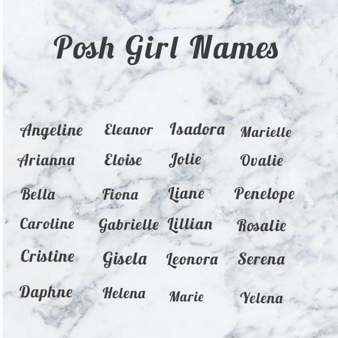 Asian American Names Female, Rich Names For Characters, Posh Last Names, Expensive Names For Women, Powerful Names And Meanings, Instagram Girls Name, Elegant Names With Meaning, Elegant Last Names For Characters, English Name For Girl