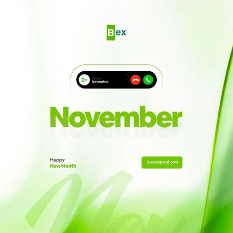 New Month design for Busyexpand November Design, New Month Design, Money Design Art, New Month Flyer, Month Design, Best Banner Design, Christian Graphic Design, Happy New Month, Banner Design Inspiration