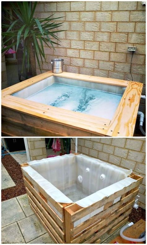 Piscina Diy, Balcon Mic, Diy Para A Casa, Koti Diy, Diy Swimming Pool, Bilik Mandi, Diy Casa, Diy Pool, Diy Holz