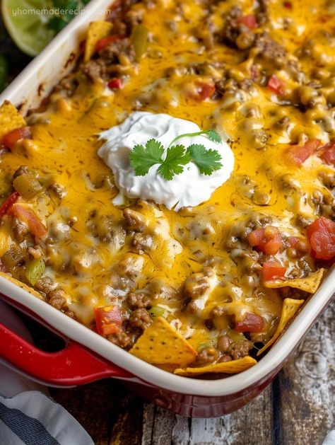 Mexican White Trash Recipe Chicken, White Trash Mexican Casserole, Cheesy Mexican Casserole, Mexican White Trash Casserole Recipe, Best Mexican Casserole Recipes, Mexican White Trash Casserole, Mexican Recipes For A Crowd, Mexican Trash Casserole, White Trash Casserole