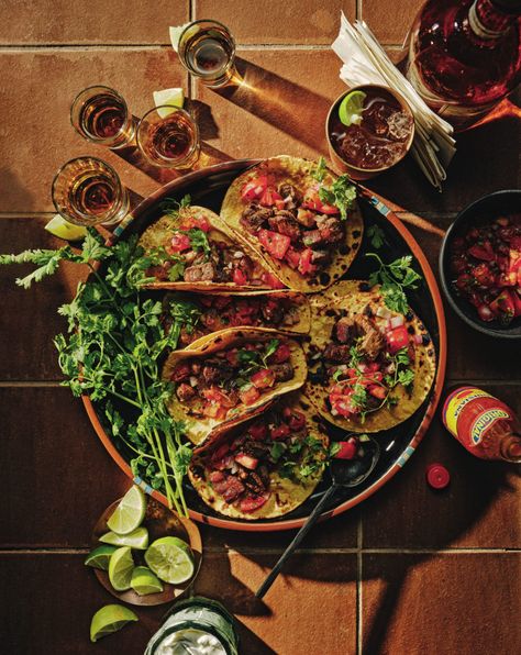 Duck Camp Tacos – Garden & Gun Taco Appetizers, Duck Tacos, Seared Duck, Grits Casserole, Sandwhich Recipes, Duck Soup, Cheesy Grits, Vegetable Crisps, Taco Time