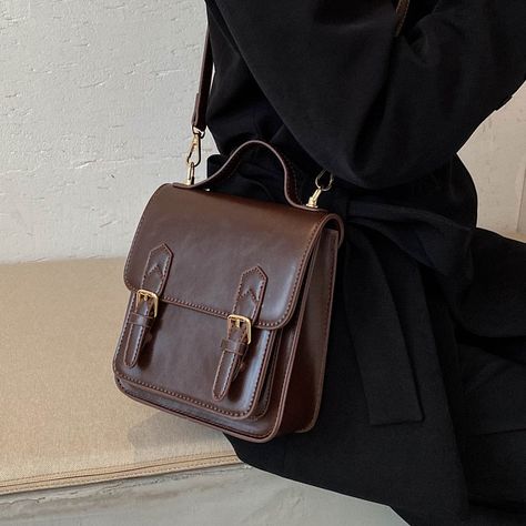 Cyflymder Elegant Female Solid color Tote bag New High quality PU Leat – cyflymder Tas Bahu, Handbag Vintage, Womens Designer Handbags, Women Leather Backpack, Pretty Bags, Waist Bags, Designer Handbag, Leather Messenger Bag, Shoulder Messenger Bag