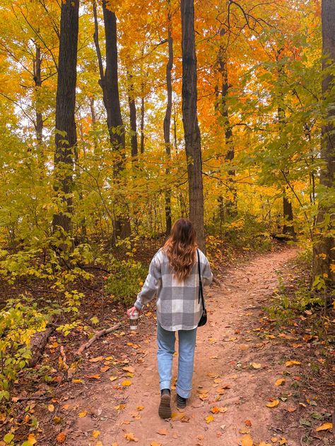 Fall Hiking Pictures, Fall Walks Aesthetic, Fall Mountains Aesthetic, Fall Walk Aesthetic, Hiking Aesthetic Fall, Fall Hike Aesthetic, Autumn Walk Aesthetic, Daily Walks Aesthetic, Fall Activities Aesthetic