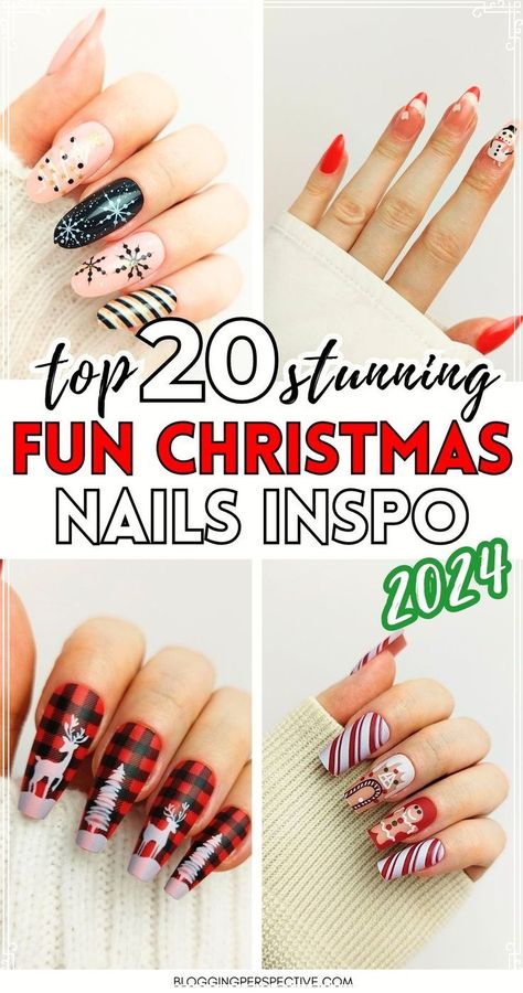 Elevate your holiday look with these stunning fun Christmas nails for 2024! Perfect for Christmas nails 2024, these Christmas nail designs are a must-see. Whether you prefer short Christmas nails or intricate Christmas nail art, find your next favorite look. Explore these Christmas nail ideas and cute Christmas nails. Amazing Christmas Nails, Christmas Nails 2024 Trends, Fun Christmas Nails, Gold Christmas Nails, Short Christmas Nails, Christmas Nail Ideas, Red Christmas Nails, Christmas Manicure, Festive Nail Art