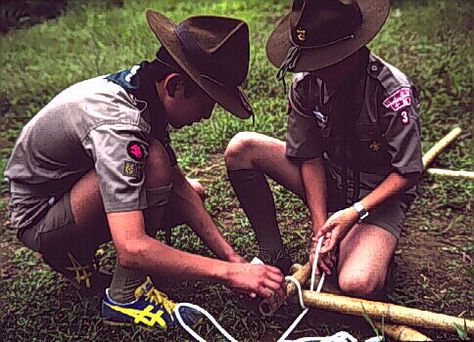 Boy Scout Aesthetic, Scouts Uniform, What Could Have Been, Vintage Boy Scouts, Scout Uniform, Square Knot, Experiential Learning, Boy Scouts Of America, Ralph Lauren Boys