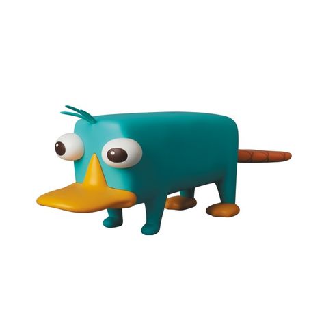 Perry the Platypus VCD by Medicom #perrytheplatypus #phineasandferb #platypus #agentp #disney #medicom #medicomtoy #vinyltoy Platypus Perry, Perry The Platypus, Toy Toy, Medicom Toy, Character And Setting, Toy Art, Phineas And Ferb, Platypus, Vinyl Toys