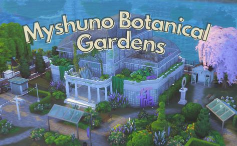 Sims 4 Botanical Garden, Sims 4 Greek, Family Park, Sims 4 House Plans, Collection Display, Los Sims, Sims 4 Collections, Space Wedding, Sims 4 Build