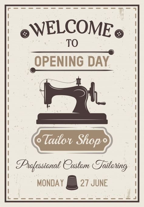 Tailor Logo, Sewing Logo, Sewing Shop, Paper Crafts Magazine, Sewing Factory, Zestaw Ikon, Etiquette Vintage, Fotografi Digital, Showroom Interior Design