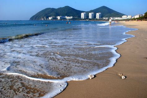 Sanya China Beach, China Beach, China Hong Kong, Meteor Garden, Sunny Beach, Sanya, Sea Water, Vector Hand, Animated Cartoons