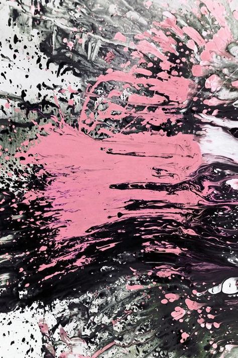 Pink and black splat Example Of Abstract, Action Painting, Abstract Expressionism Art, Drip Painting, Jackson Pollock, Abstract Expressionist, Henri Matisse, Art Plastique, Art Abstrait