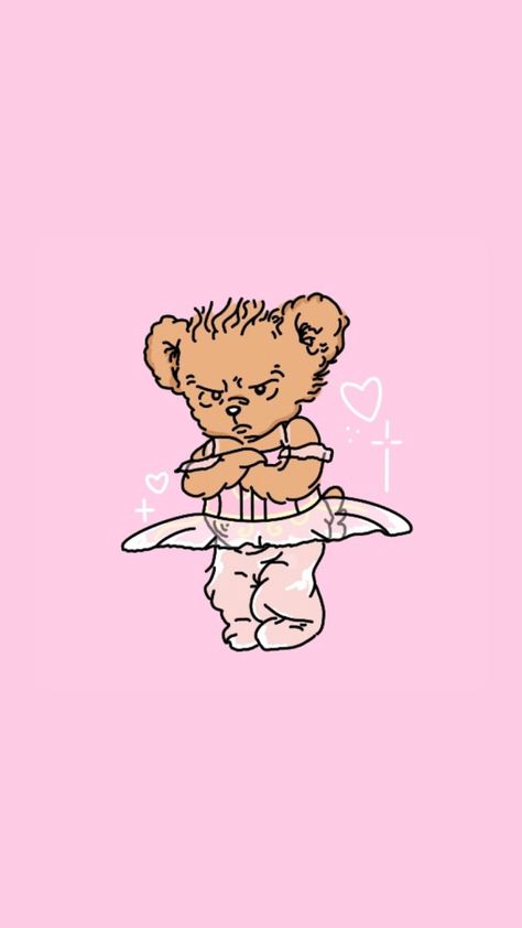 Tpwkcuties on insta ♡ Haha Bear Harry Styles, Harry Styles Gucci Bear Wallpaper, Harry Styles Bear, Harry Bear, Harry Core, Harry Styles Poster, Pastel Poster, London Tattoo, Harry Styles Cute