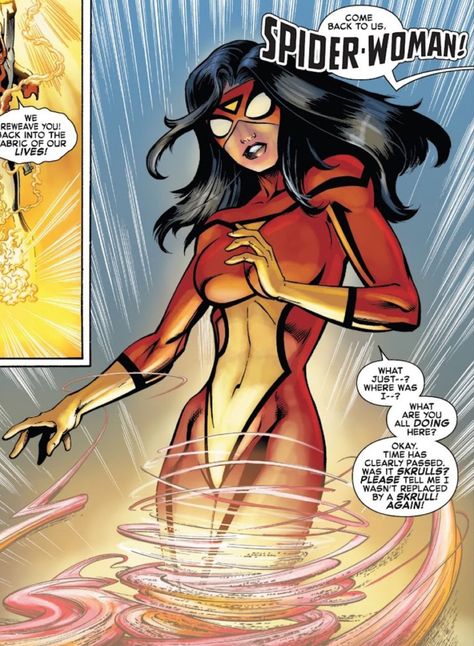 Jessica Drew Comic, Jessica Drew Spiderwoman, Spider Woman Jessica Drew, Silk Spiderman, Spider Gwen Comics, Jessica Drew, Comics Marvel, Spider Gwen, Spider Woman