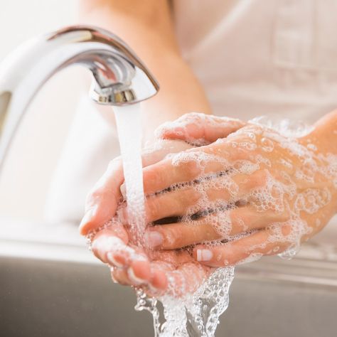 Hand Washing Technique, Proper Hand Washing, Hotel Soap, Hand Hygiene, Real Simple, Wash Your Hands, Clean Water, Hand Sanitizer, Soap Dispenser