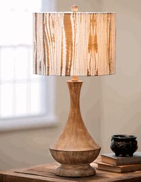 Oak Creek Canyon Table Lamp Western Lamps, Wooden Lamp Base, Wooden Lamps Design, Wood Lamp Design, Oak Creek Canyon, Rustic Table Lamps, Black Forest Decor, Bed Lamp, Cabin Lighting