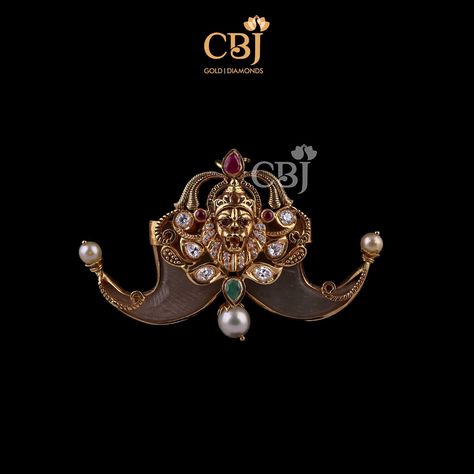 Narasimha Swamy Gold Pendant, Puli Goru Designs For Men, Puligoru Designs For Men, Narasimha Swamy, Nails Pendant, Kids Gold Jewelry, Locket Design, New Gold Jewellery Designs, Jewelry Set Design