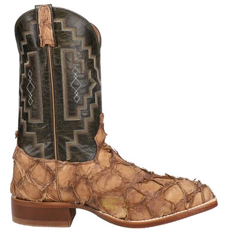 PRICES MAY VARY. 100% Leather Made in USA and Imported Pirarucu Leather, Full-Grain Leather Upper 11 Shaft Square Toe Cushioned Footbed Shaft Embroidery Exotic, Dramatic And Sophisticated, The 11 Inch Leviathan Boot In Chocolate From The Exotics Collection Is Crafted With A Bold Gnarly Water Monster Foot And A Cedar Amsterdam Leather Upper. Coordinating Southwestern Inspired Stitching Elevates This Dynamic Look. The Cushion Comfort Package Insole Provides Supportive Comfort For Your Feet. This B Exotic Dramatic, Water Monster, Justin Boots Womens, Tony Lama Boots, Square Toe Cowboy Boots, Boots Mid Calf, Dropped Trucks, Dan Post Boots, Western Boots For Men